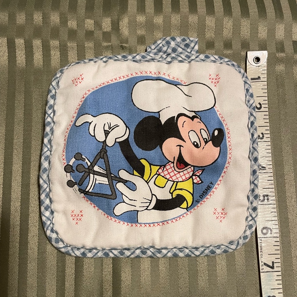 Disney Mickey Mouse Red and Blue Pot Holders 3 potholders - Picture 2 of 5
